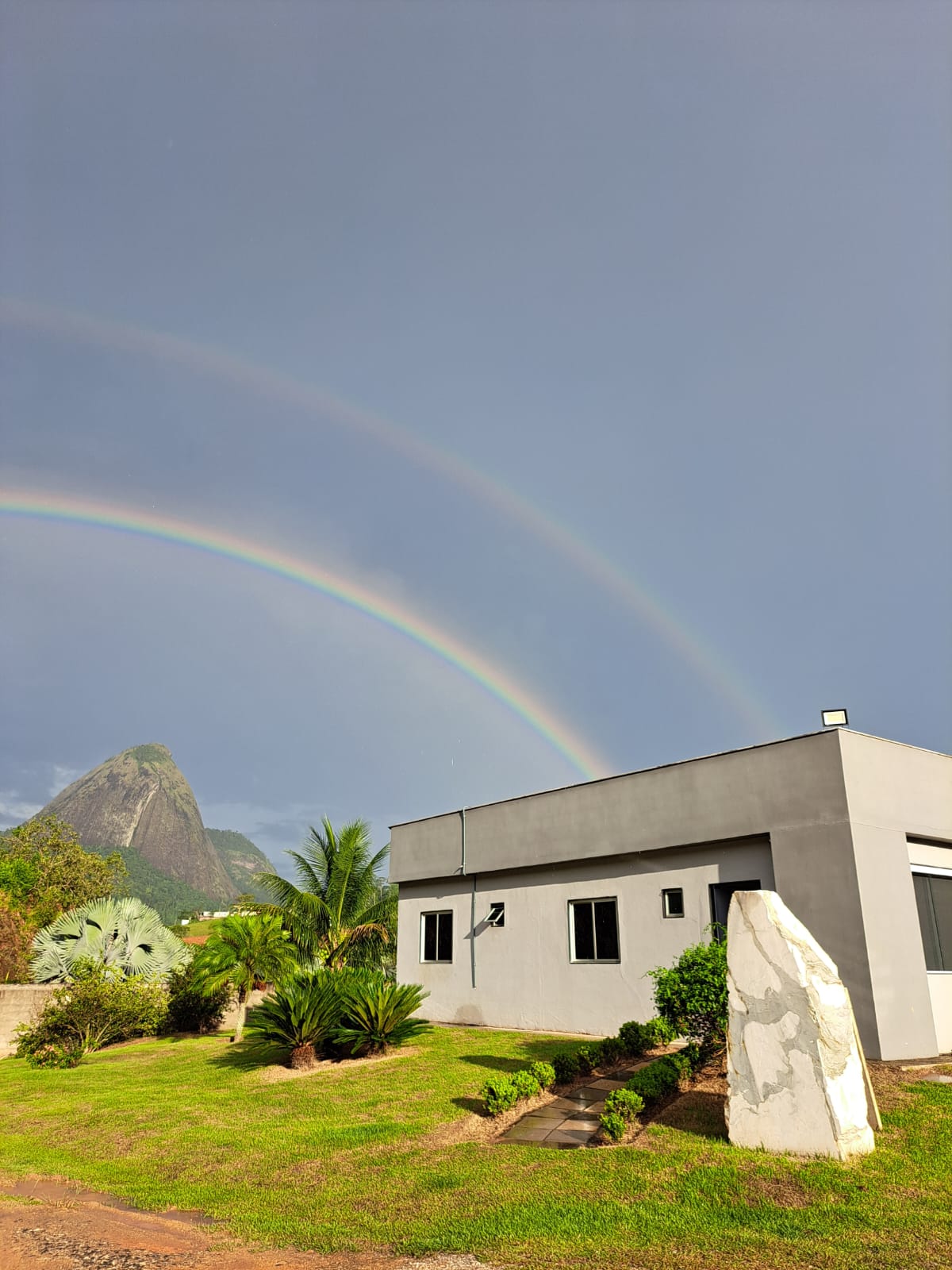 Foto área da atual sede